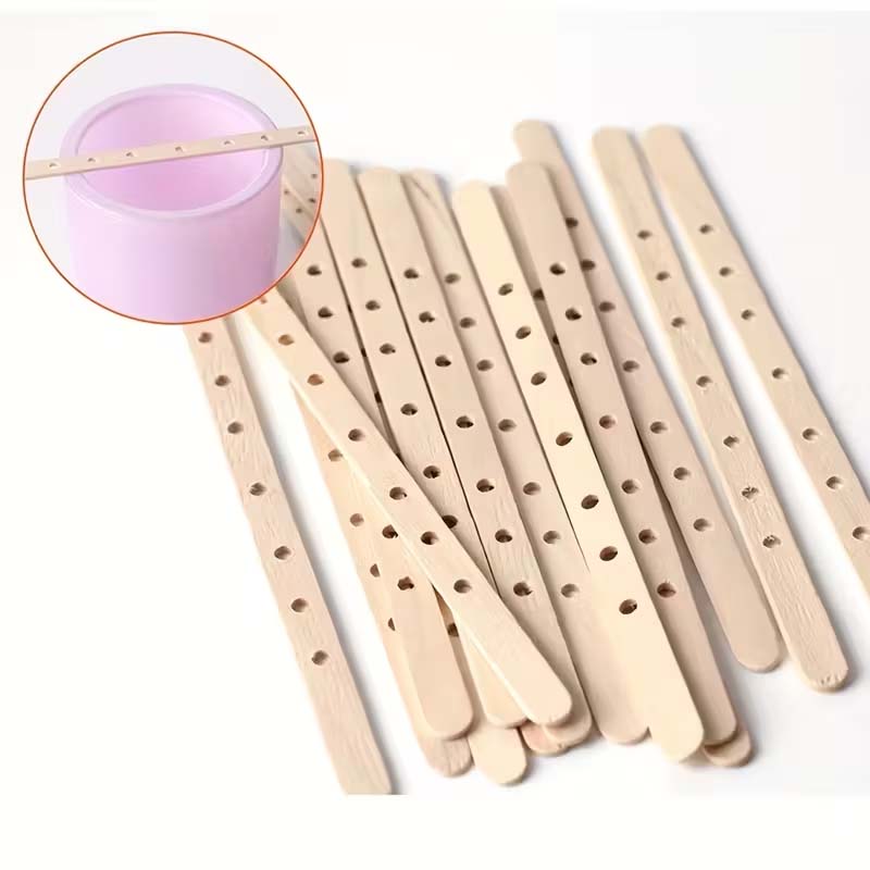 Wooden Wick Candle - 10/20/50pcs Porta stoppini per candele in