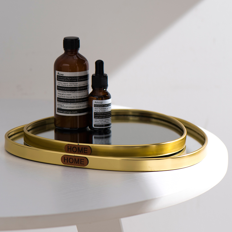 Vassoio a specchio dorato Orga - Home Fragrance Luxury recensione e prezzo