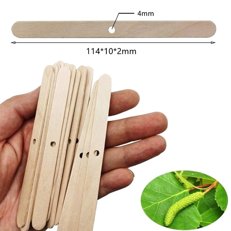 ● 50 Pezzi Supporti in Legno p - Wooden Wick Candle recensione e prezzo