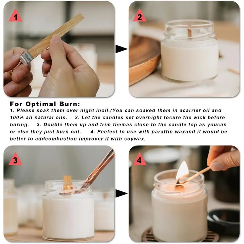 Stoppini per candele in legno  - Wooden Wick Candle recensione e prezzo