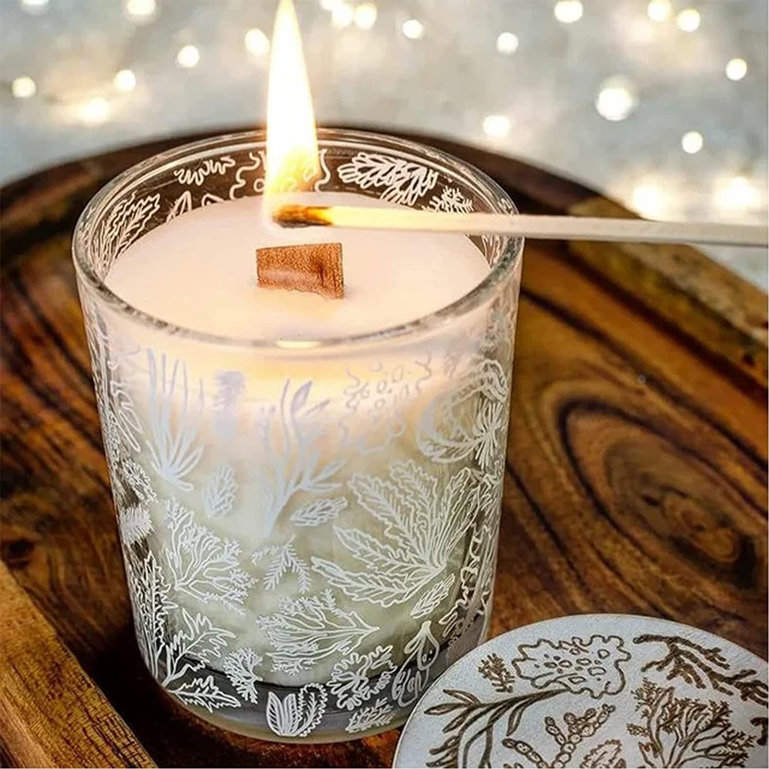 10-100PCS Candela profumata Fe - Wooden Wick Candle recensione e prezzo