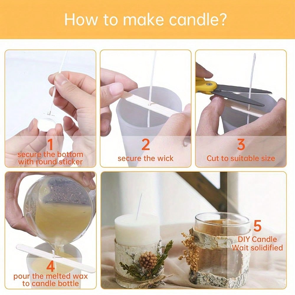 5/10/20/30/50 pezzi Set di Str - Wooden Wick Candle recensione e prezzo